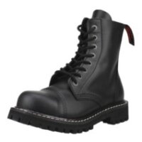 Angry Itch Black Leather Boots