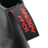 Angry Itch 08-Hole Boots Black Leather 38