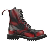 Angry Itch 08-Hole Boots Red Rub-Off Leather