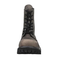 Angry Itch 08-Loch Leder Stiefel Vintage Grau