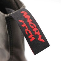 Angry Itch 08-Loch Leder Stiefel Vintage Grau