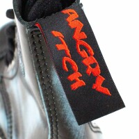 Angry Itch 08-Loch Leder Stiefel Denim Rub-Off