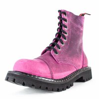 Angry Itch 08-Hole Boots Pink Vintage Leather 38