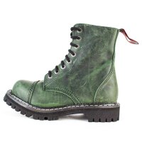 Angry Itch 08-Hole Boots Green Vintage Leather