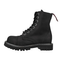 Angry Itch 08-Hole Boots Black Vintage Leather