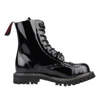 Angry Itch 08-Hole Boots Black Patent Leather