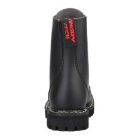 Angry Itch 08-Hole Boots Black Vegan PU