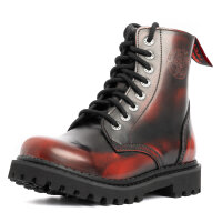 Angry Itch 08-Loch LIGHT Stiefel Red Rub-Off Leder